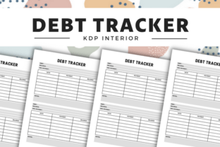 Debt Tracker Interior Graphic by LunArt · Creative Fabrica