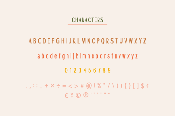 Apricot Jam Font - Preview 3