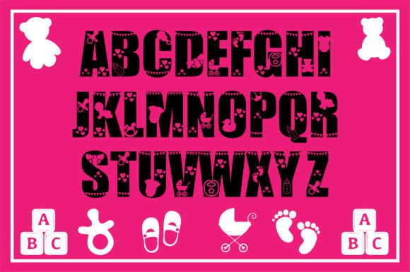 Baby Font - Preview 1