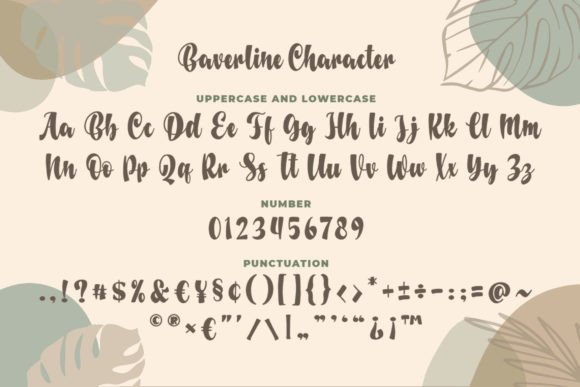 Baverline Font - Preview 4