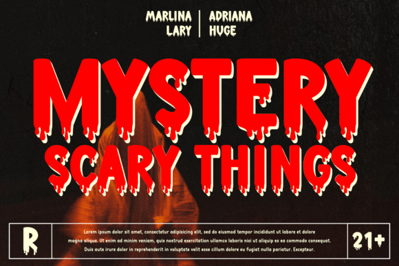 Bloody Midnight Font PNG with transparent background - Preview 1
