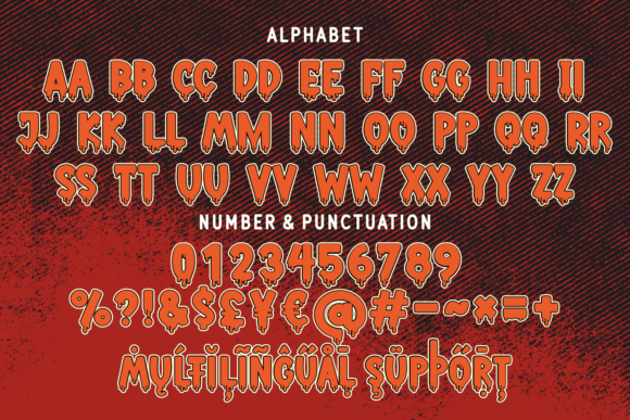 Bloody Midnight Font PNG with transparent background - Preview 5