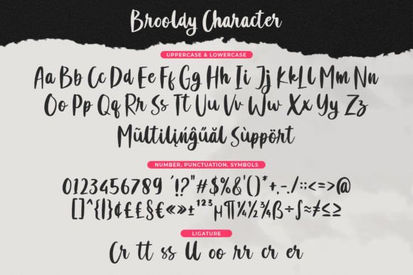 Brooldy Font - Preview 5