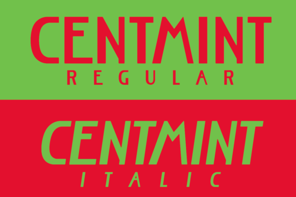 Centmint Font - Preview 3