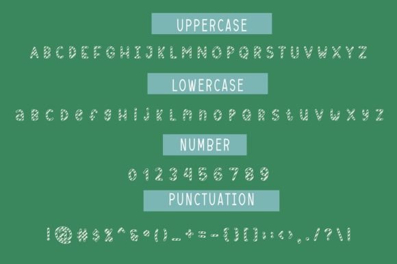 Christmas Candy Font - Preview 1