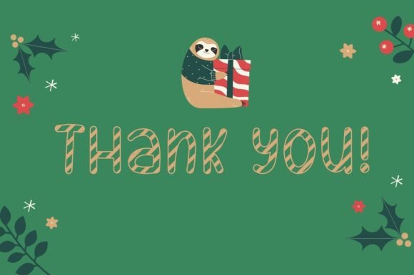 Christmas Candy Font - Preview 3