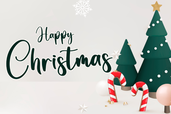Christmas Font - Preview 3