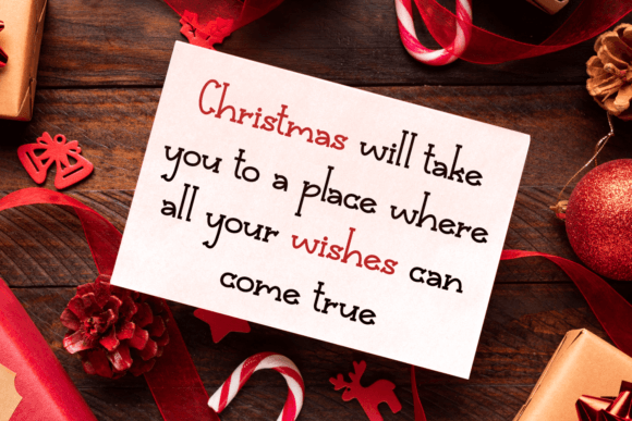 Christmas Skinyline Font PNG with transparent background - Preview 1