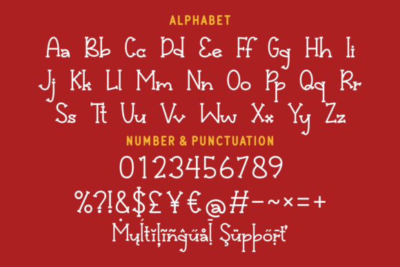 Christmas Skinyline Font PNG with transparent background - Preview 5