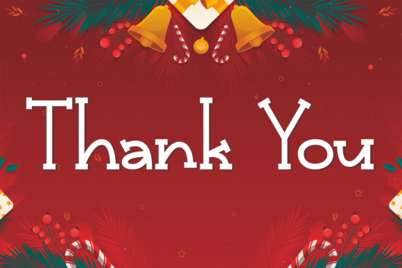 Christmas Skinyline Font PNG with transparent background - Preview 6