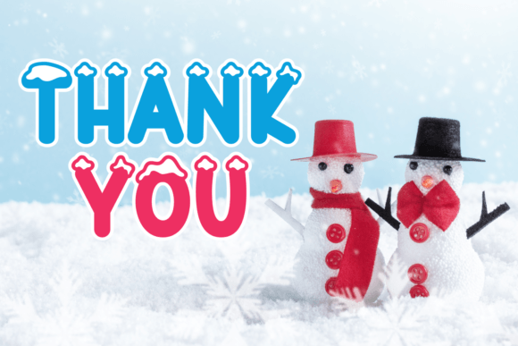 Christmas Snow White Font - Preview 6