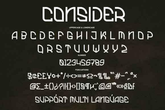 Consider Font - Preview 5