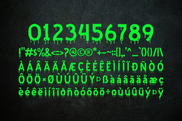Deadly Poison I Font - Preview 4