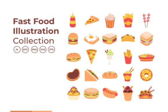 Fast Food Illustration Collection
