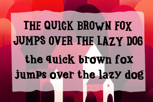 Fat Serif Font - Preview 3