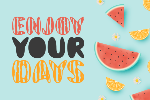 Freshest Watermelon Font - Preview 2