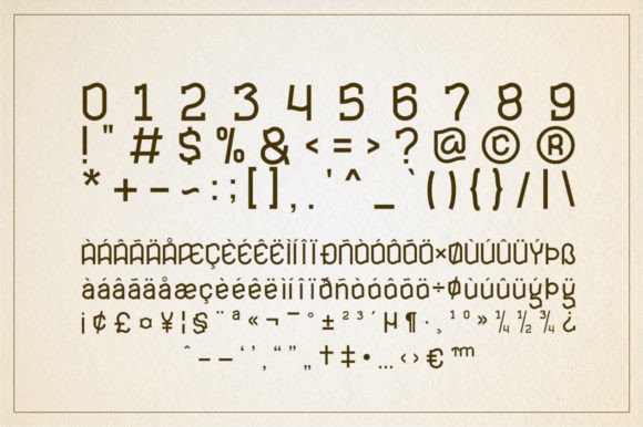 Geostars Font - Preview 3