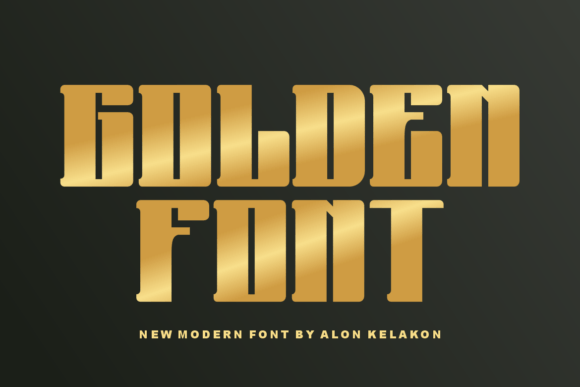 Gold Bazooka Font - Preview 1