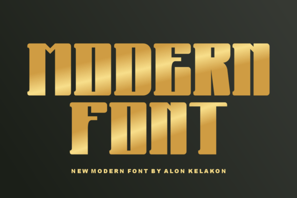 Gold Bazooka Font - Preview 2