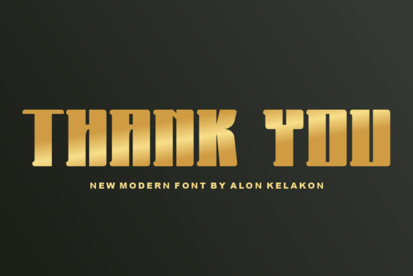 Gold Bazooka Font - Preview 4