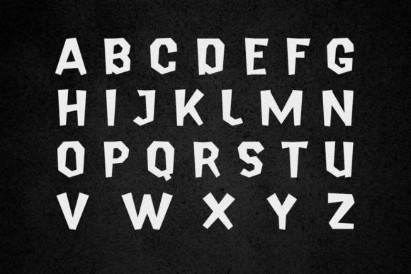 Knokreak Font PNG with transparent background - Preview 2