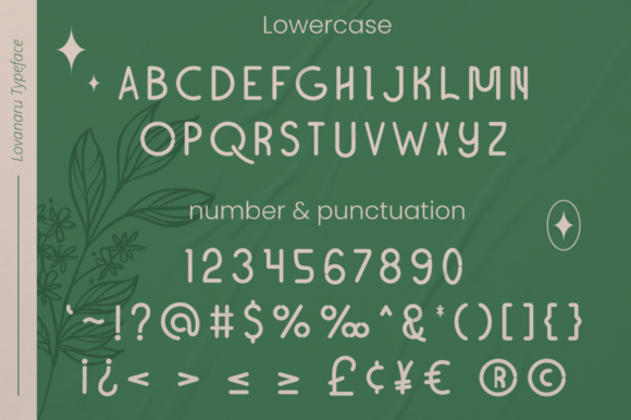 Lovanaru Font PNG with transparent background - Preview 5