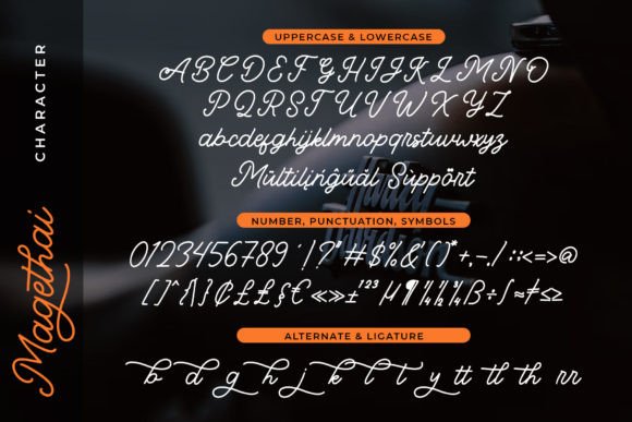Magethai Font PNG with transparent background - Preview 4