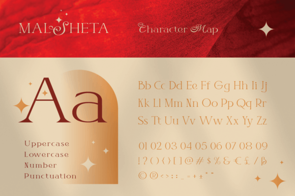 Malsheta Font PNG with transparent background - Preview 1