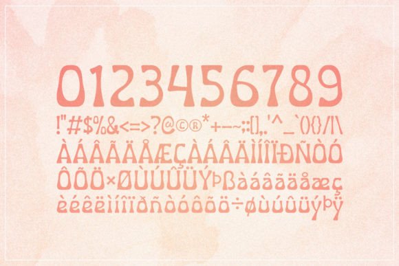 Monolose Font PNG with transparent background - Preview 4