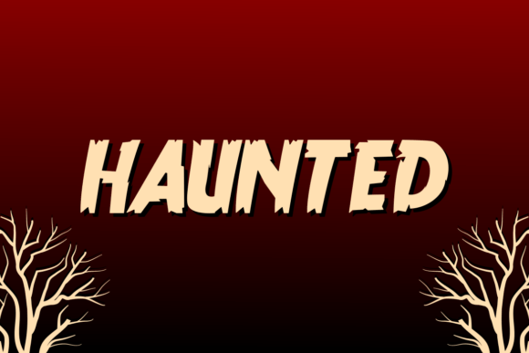 Moons Scary Font PNG with transparent background - Preview 1