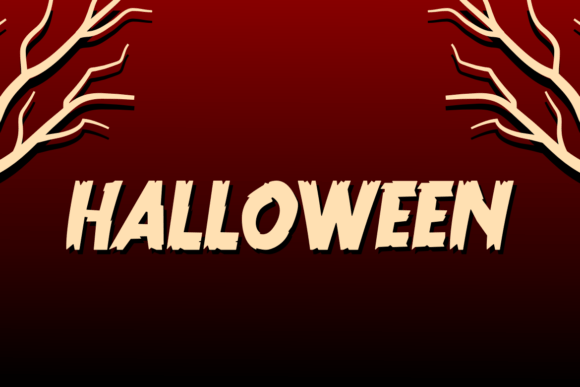 Moons Scary Font PNG with transparent background - Preview 2