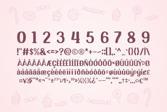Ponypen Font PNG with transparent background - Preview 3