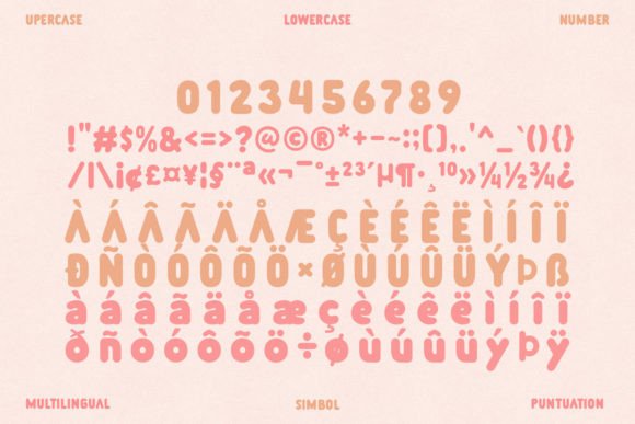 Plopin Font PNG with transparent background - Preview 3