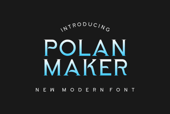 Polan Maker Font font preview - 1