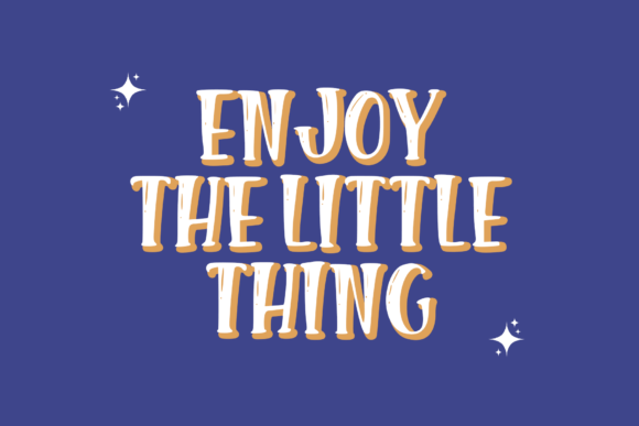 Puke Smile Font PNG with transparent background - Preview 3