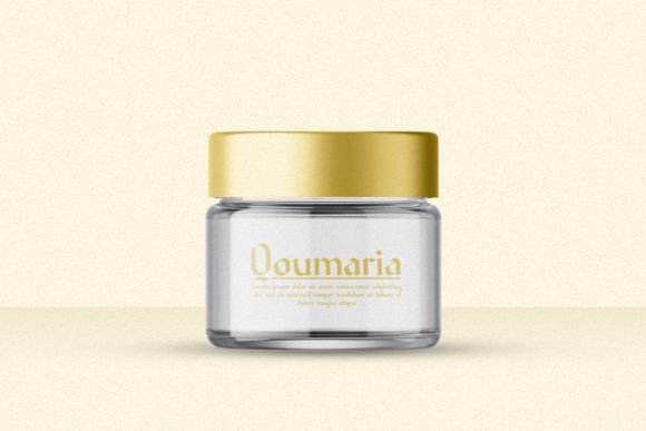Qoumaria Font PNG with transparent background - Preview 1