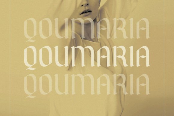 Qoumaria Font PNG with transparent background - Preview 6