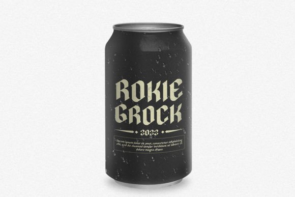 Rokie Grock Font PNG with transparent background - Preview 1