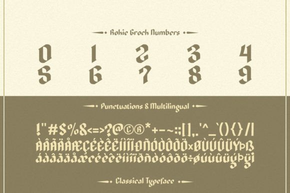 Rokie Grock Font PNG with transparent background - Preview 5