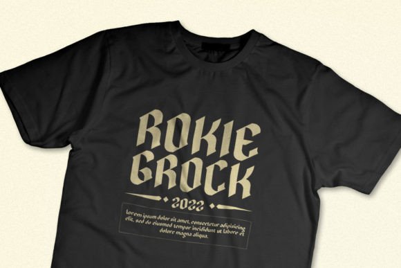Rokie Grock Font PNG with transparent background - Preview 6