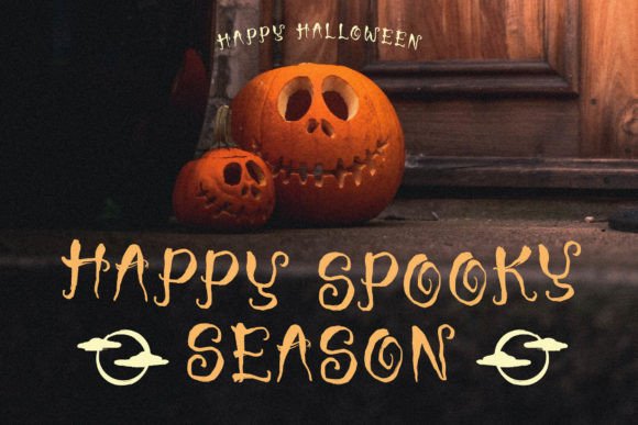 Scream Ghost Font PNG with transparent background - Preview 1