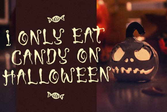 Scream Ghost Font PNG with transparent background - Preview 2