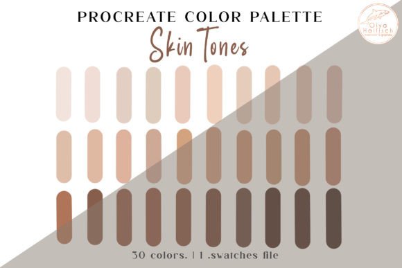 Skin Tones Procreate Color Palette