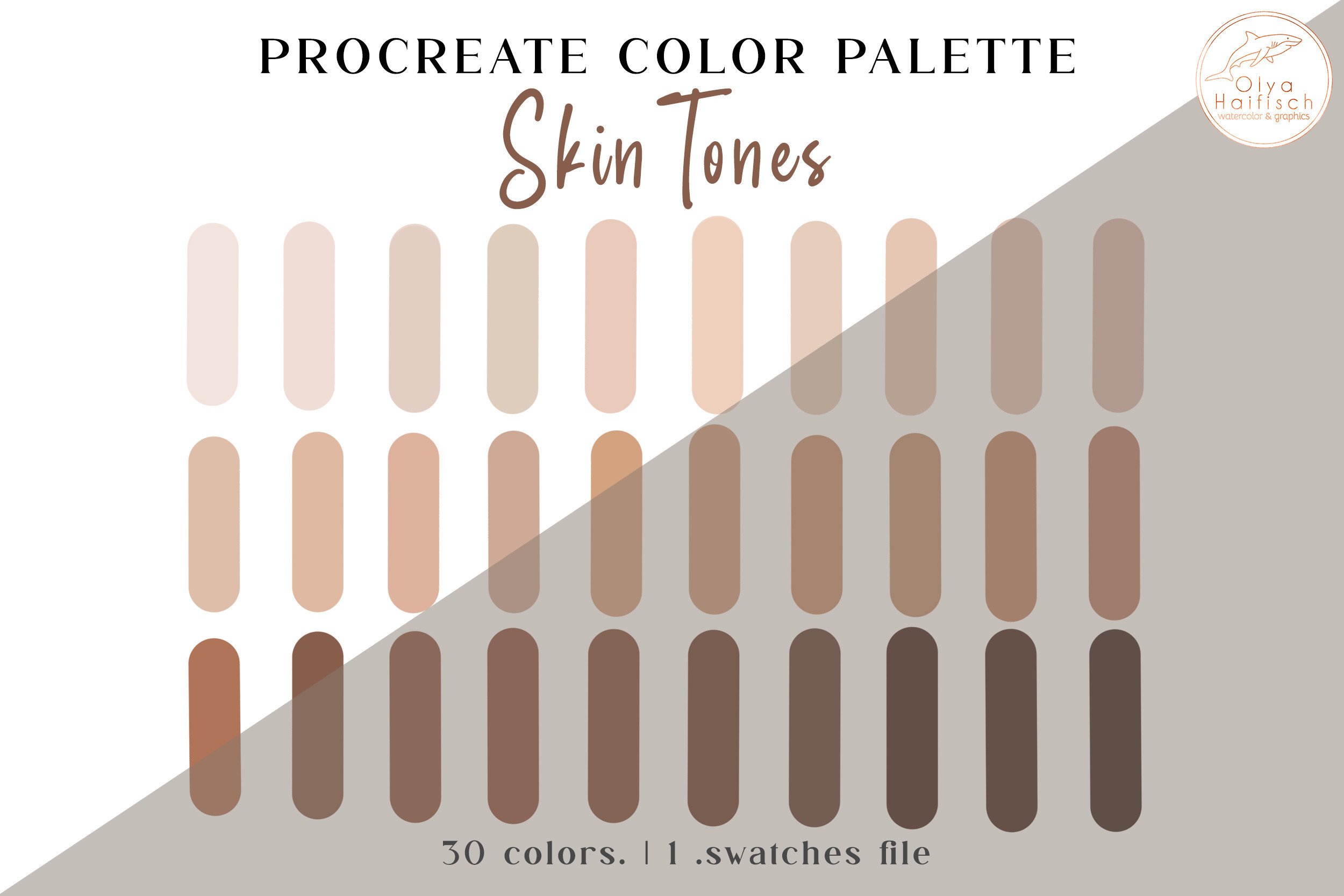 Skin Tones Procreate Color Palette