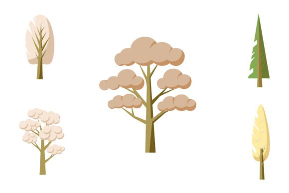 Tree Plant Nature Gráfico Ilustraciones Imprimibles Por nouraartdesign
