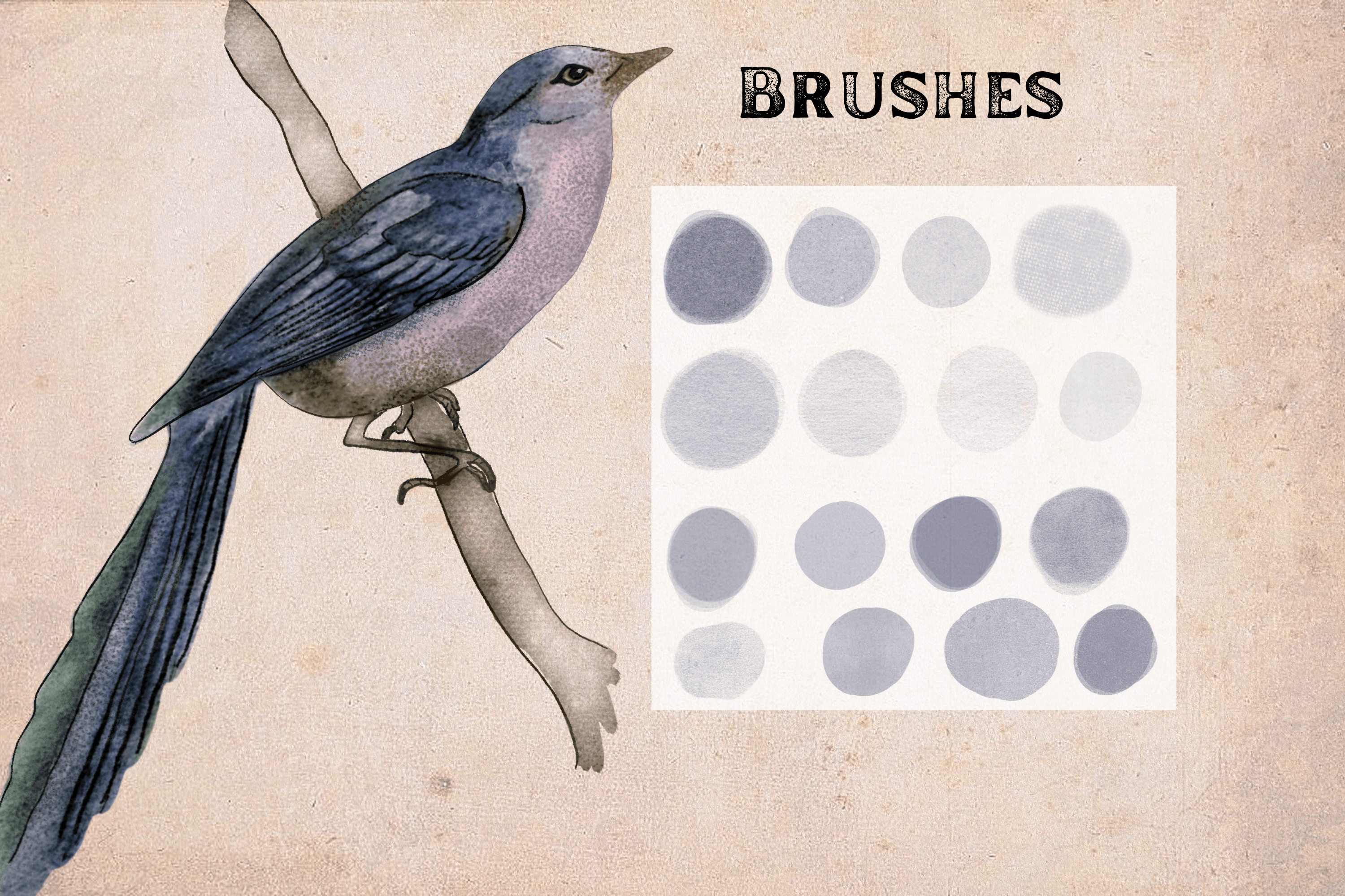 Vintage Painting Brushes for Procreate - photo 3