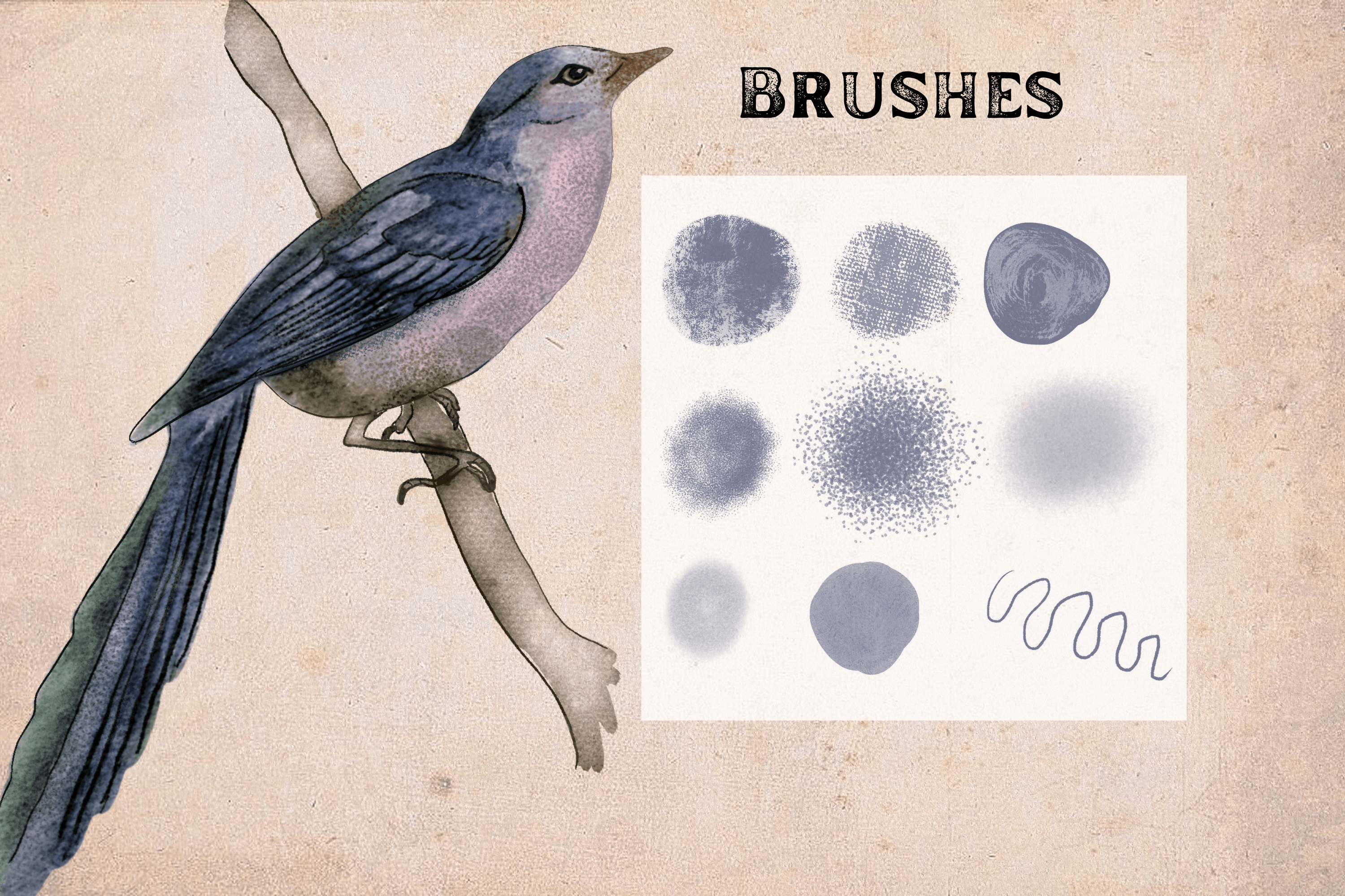 Vintage Painting Brushes for Procreate - photo 5