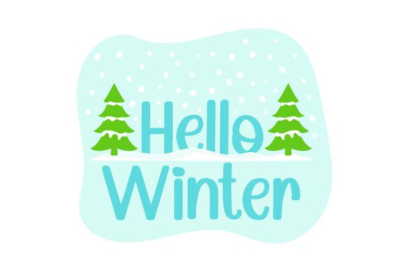 Hello Winter SVG Cut file by Creative Fabrica Crafts · Creative Fabrica