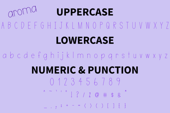 Aroma Font - Preview 4