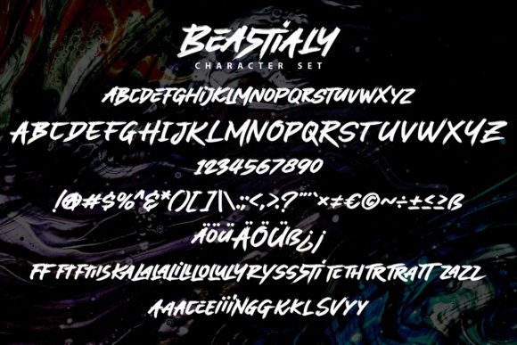 Beastialy Font - Preview 4